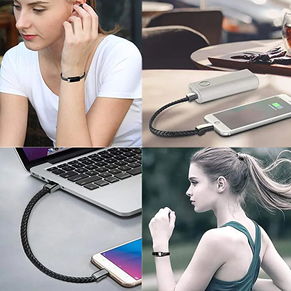 Data Charging Bracelet Cord for iPhones