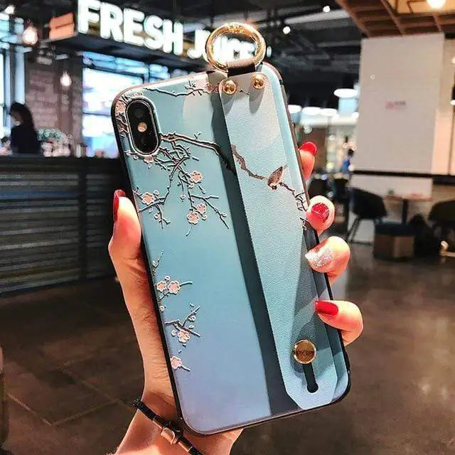 Blue Flower iPhone Case
